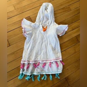 Mud Pie‎ tassel hooded cover up tunic girls dress swim cover